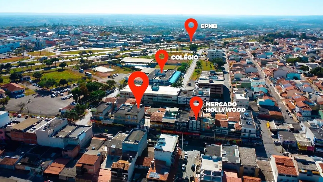 Apartamentos 2 Qtos C/Suite ,Cozinha Completa, Wi-Fi 1Giga, Jr Catito Brasília